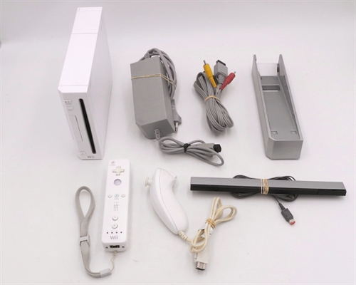 Nintendo Wii Konsol - Hvid - RVL-001 - SNR LEM107675903 (B Grade) (Genbrug)